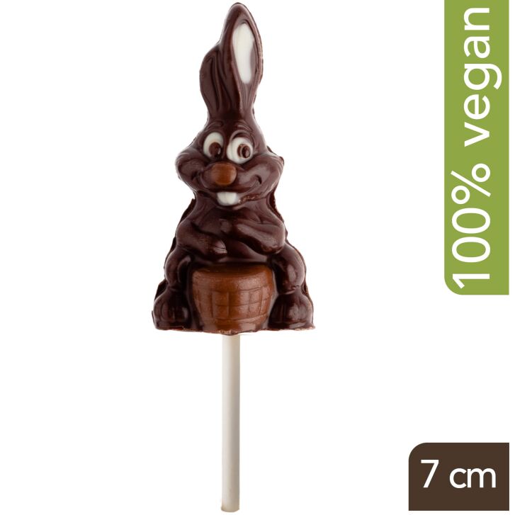 Hasen-Lolly Zartbitter Vegan