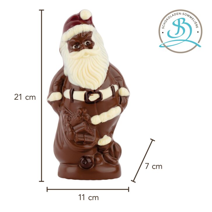 Schoko-Weihnachtsmann mit Geschenken - 210g